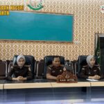 Kejaksaan Negeri Way Kanan mengikuti kegiatan Monitoring dan Evaluasi Pengelolaan dan SP4N-LAPOR